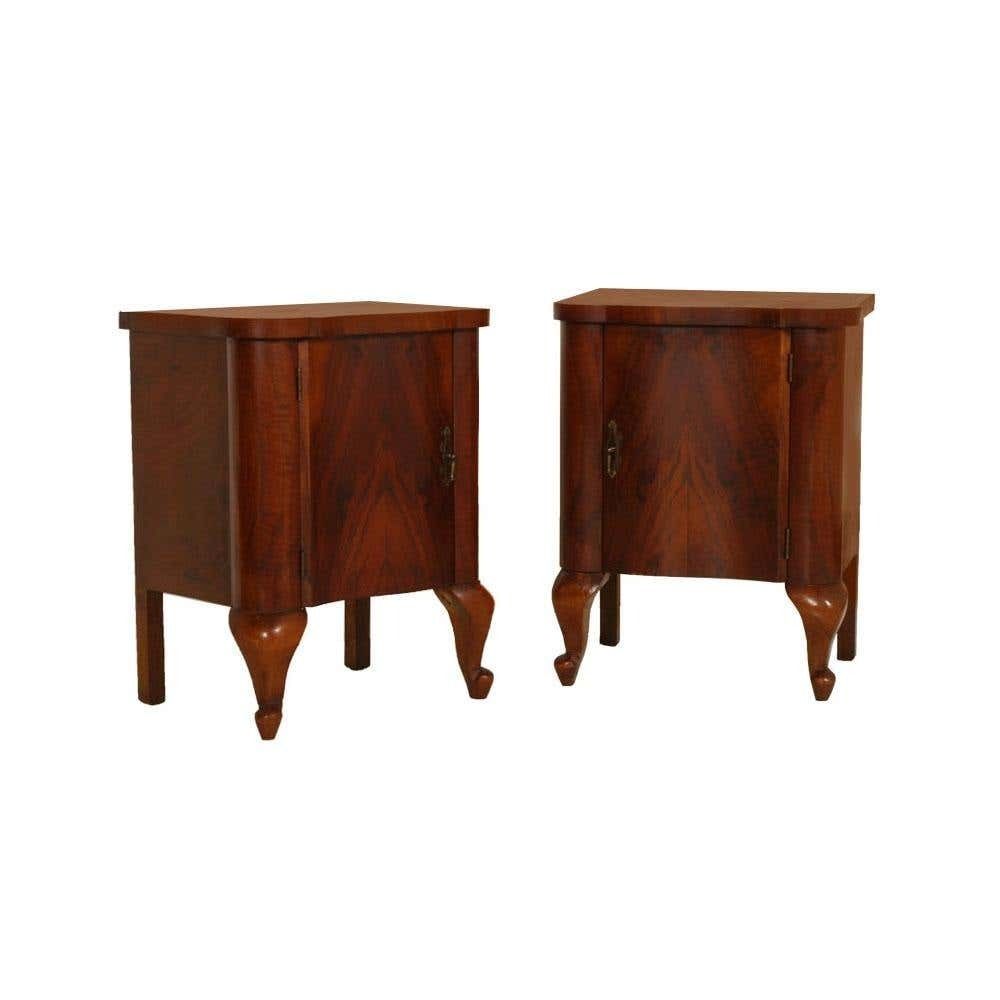 Mid Century Art Decò Venetian Baroque Night Stands By Gaetano E Osvaldo Borsani photo Furniture