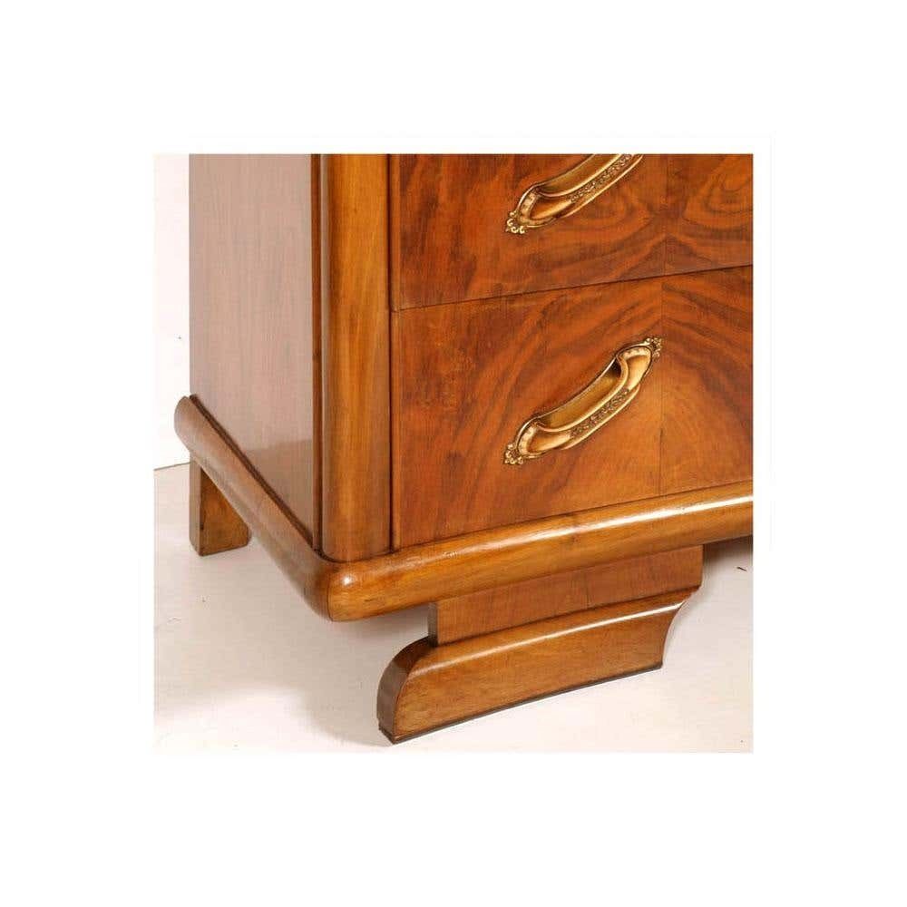 1930s Art Deco Commode In Burl Walnut By Osvaldo Borsani Per Atelier Di Varedo photo vinterior