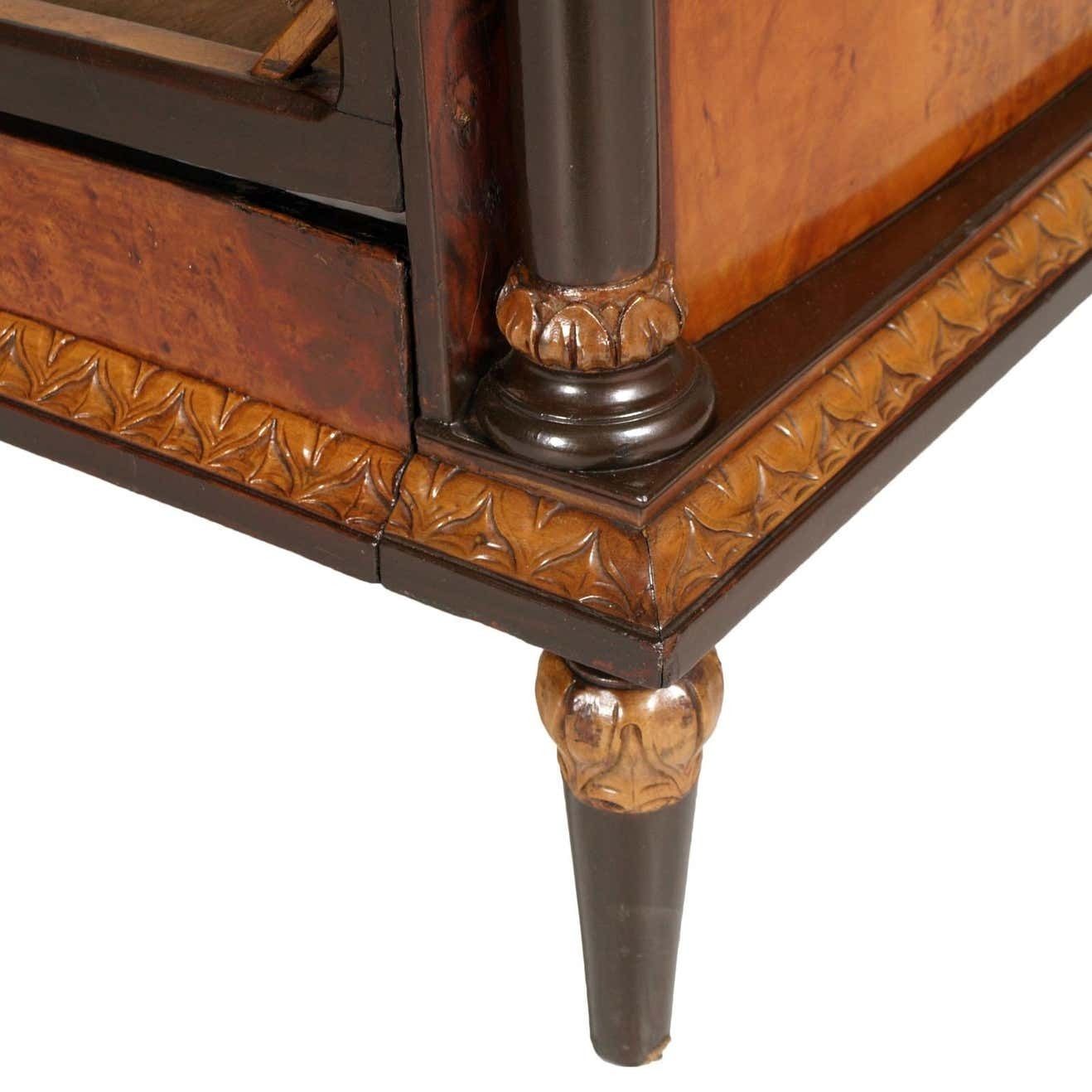 Cantù Baby Bed Cot In Burl Walnut, Walnut & Carved Maple Paolo Buffa Attributed photo buy