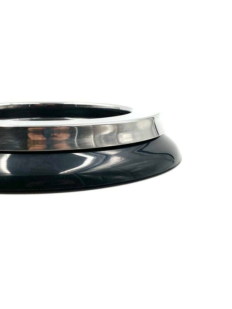 Sergio Asti, Mod.4635 Black Ashtray / Catchall, Kartell Italy 1967 photo vintage
