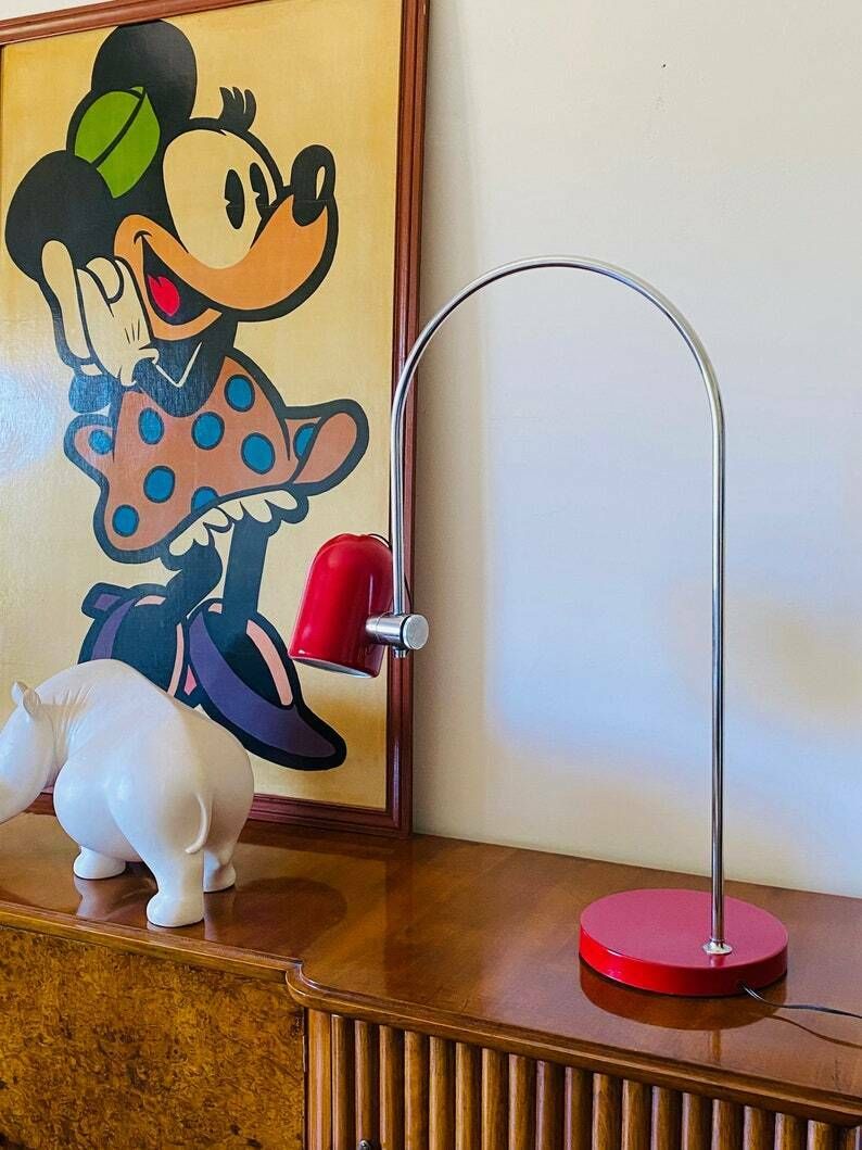 Goffredo Reggiani, Arch Table Lamp, Reggiani Italy 1970s photo furniture
