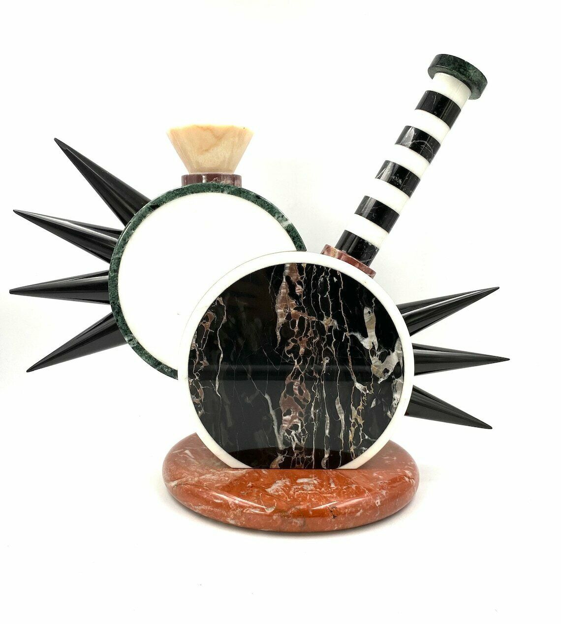 Sholapur Sculpture Vase, Michele De Lucchi, Up & Up, Carrara Italy, 1985 photo furniture