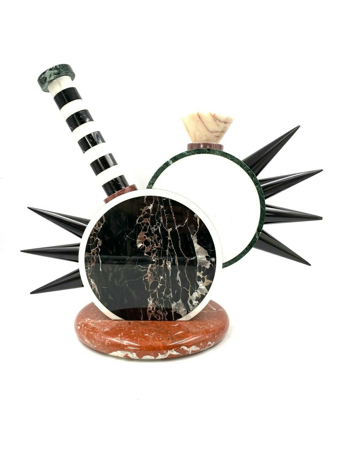 Sholapur Sculpture Vase, Michele De Lucchi, Up & Up, Carrara Italy, 1985 photo buy