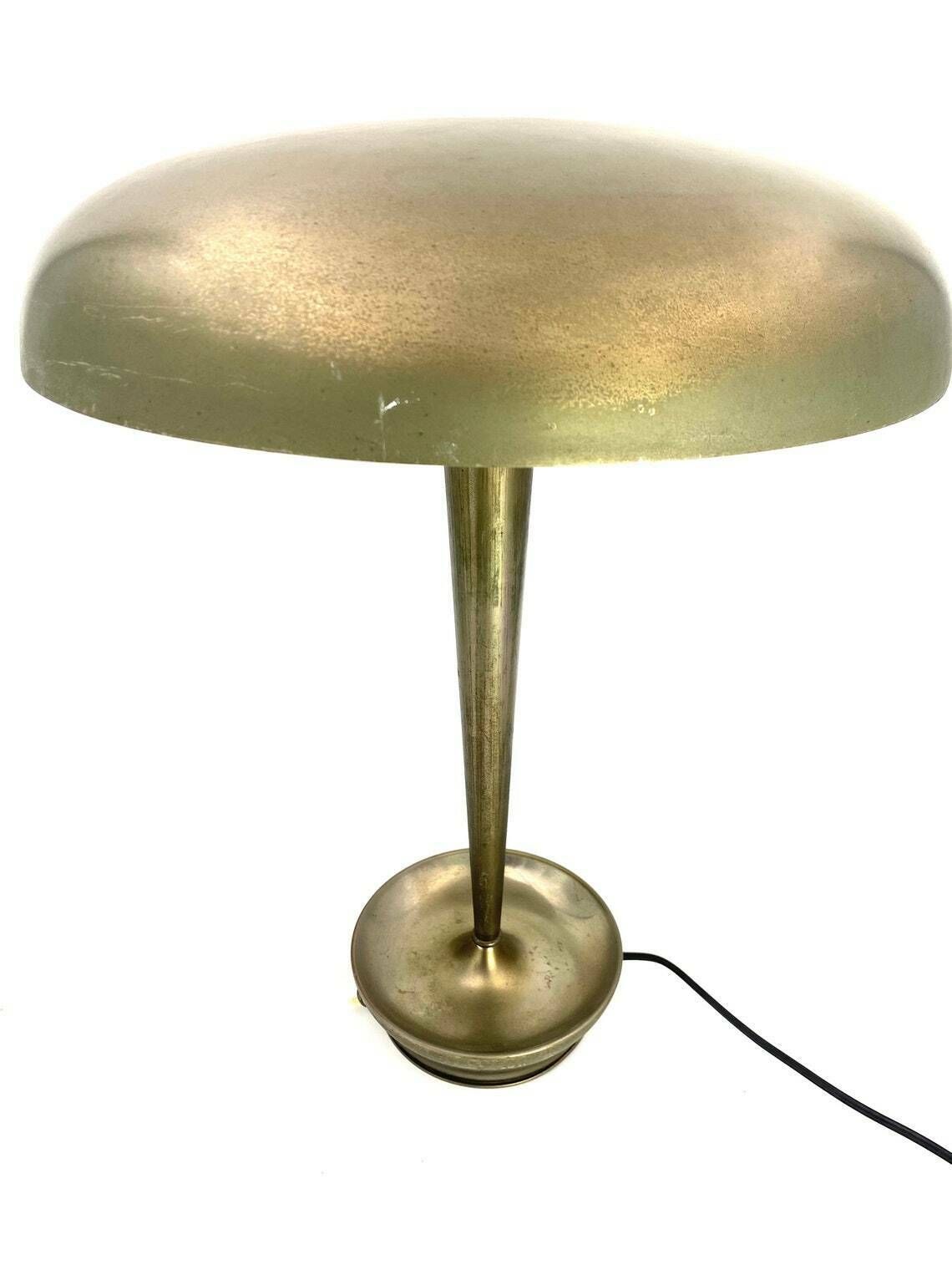 Rare Executive Desk / Table Lamp Mod. D 4639, Stilnovo, Milan Italy, Circa 1950s photo for sale