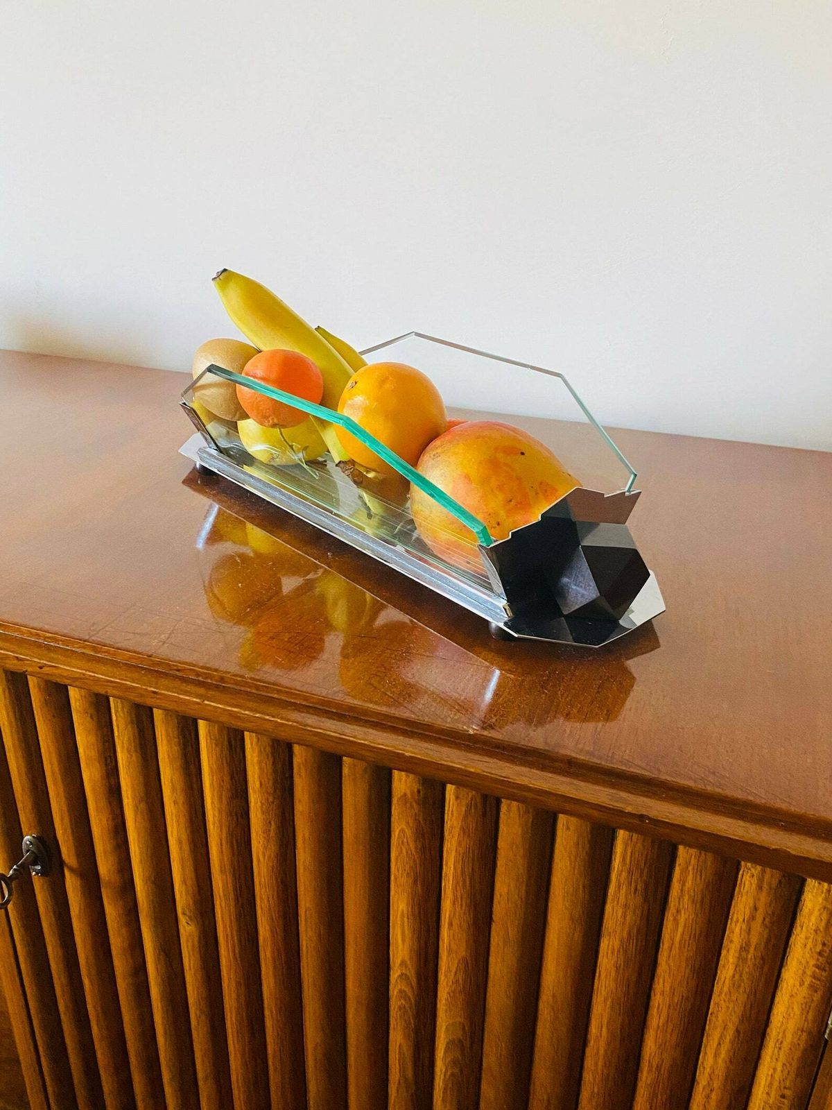 Art Deco Cubist Centerpiece, France 1930s photo 255.0