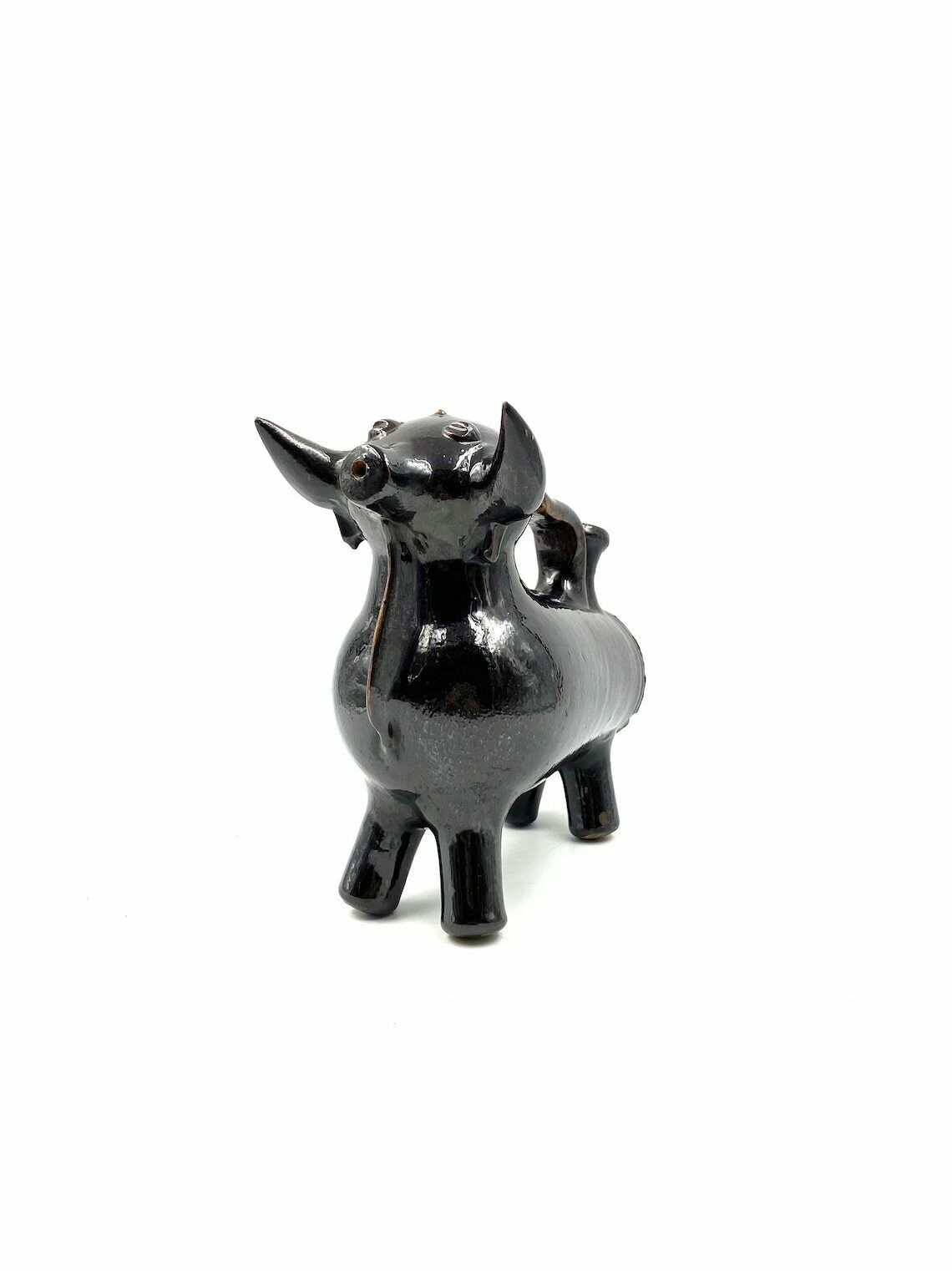 Ancient Mediterranean Style Bull Shaped Jug Sculpture, France 1970s photo 455.0