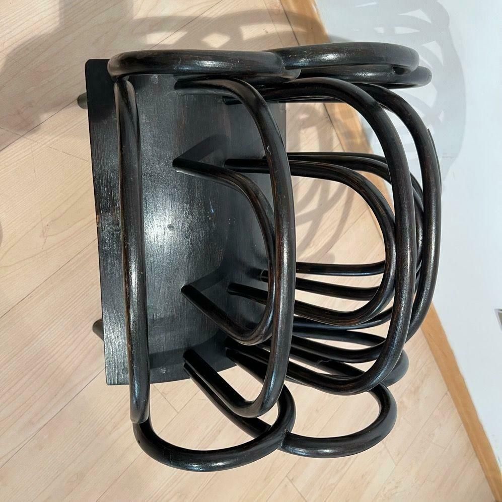 Home Decor Thonet Newspaper Stand, Bent And Stained Beechwood, Austria Circa 1900 photo