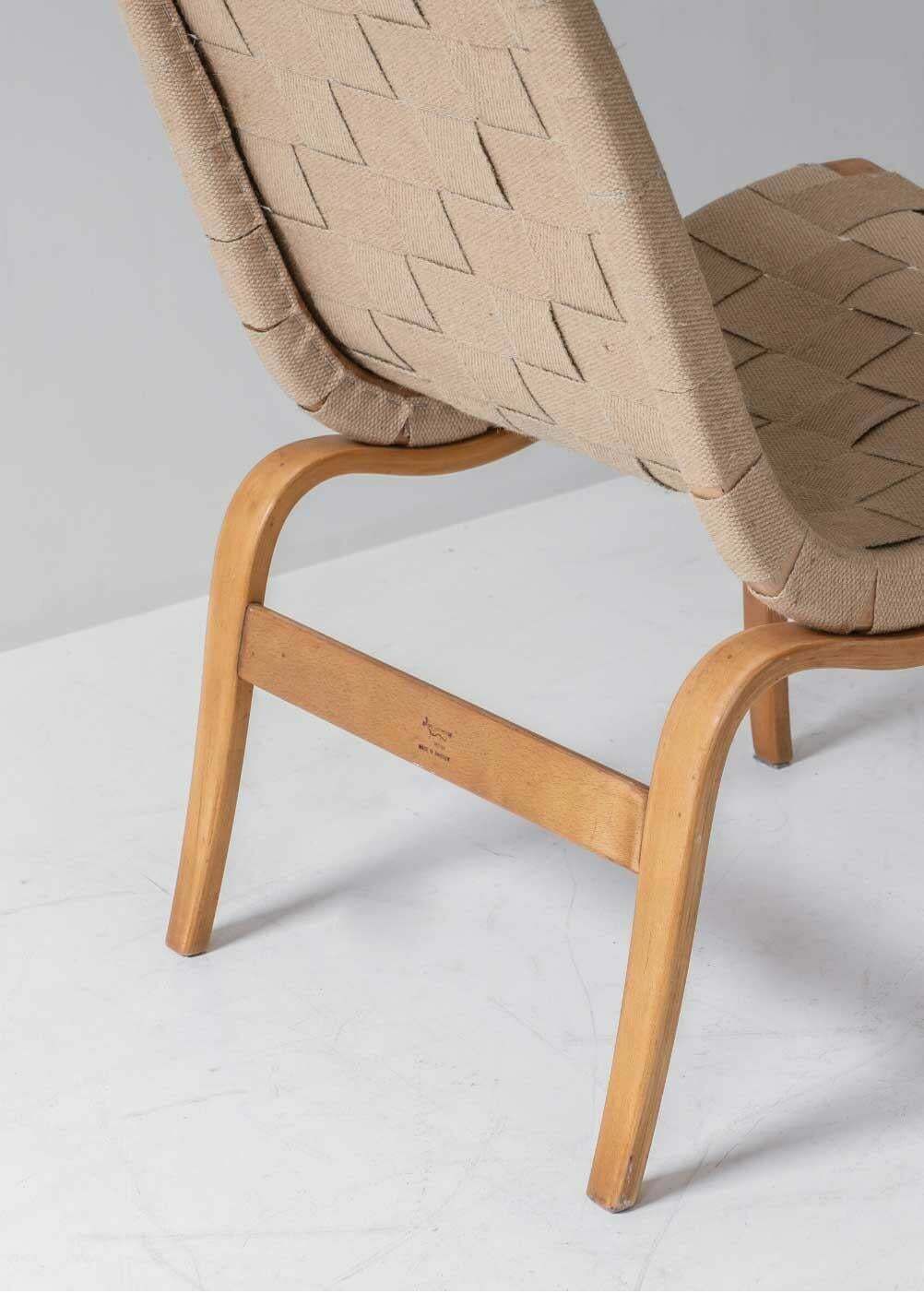 Pair Of Bruno Mathsson Armchairs Model "Eva", Swedish Production 1960 photo Furniture