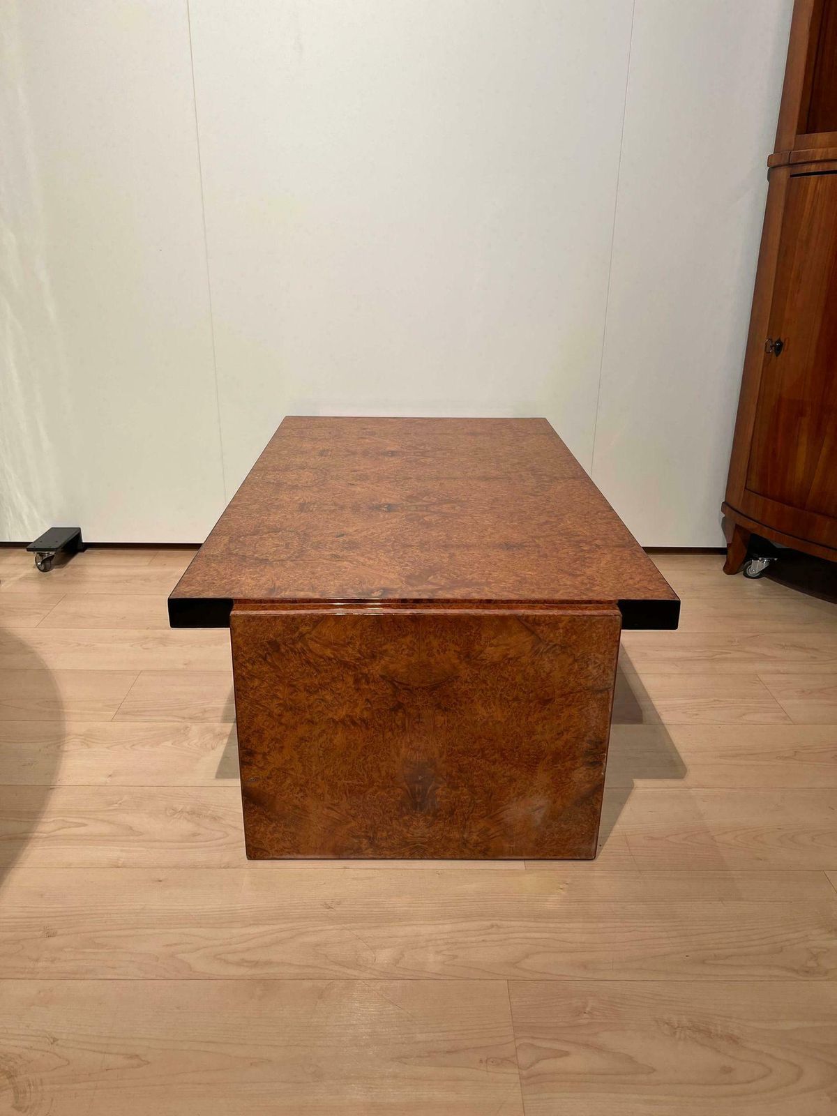 Art Deco Sofa Table, Amboyna Roots Veneer, France Circa 1930 photo 2683.56