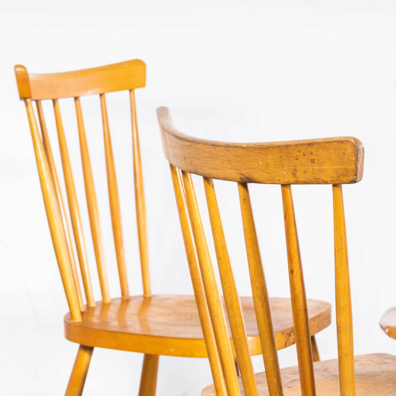 1950’s Harlequin Stickback Dining Chairs By Ton – Set Of Nine photo buy
