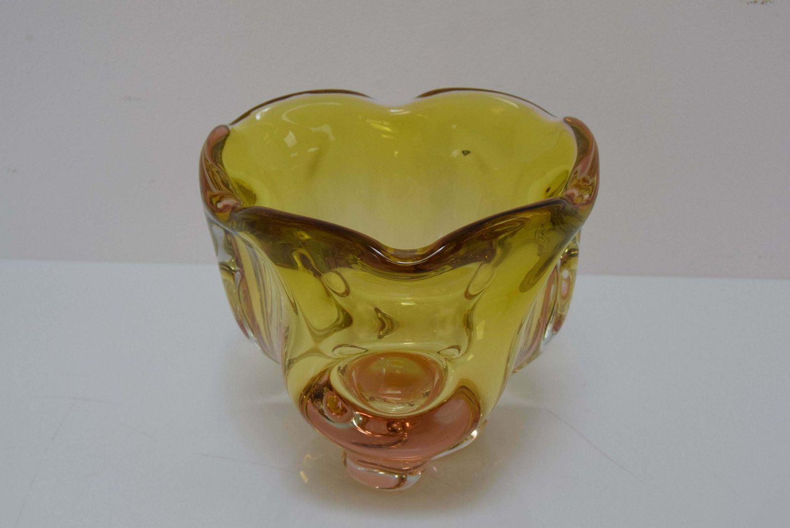 Art Glass Bowl By Josef Hospodka For Glasswork Chribska, 1960's. £266.92 photo buy