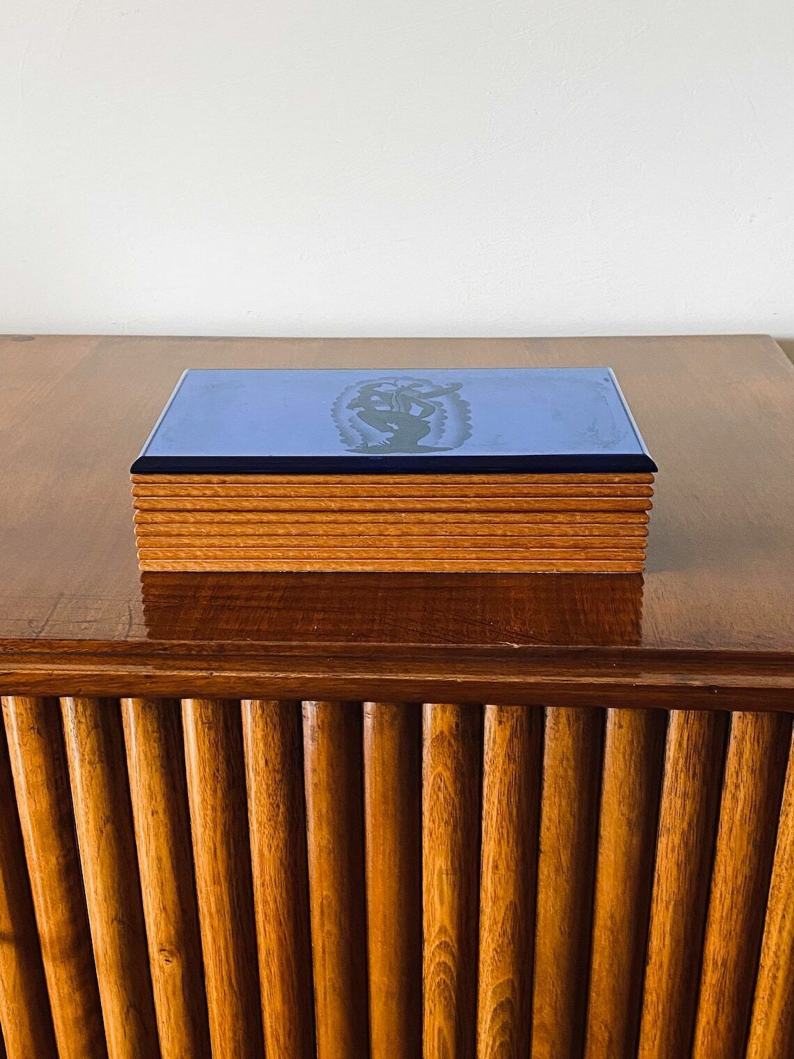 Gio Ponti & Pietro Chiesa, Unique Cigars Box, Fontana Arte Italy 1930 photo buy