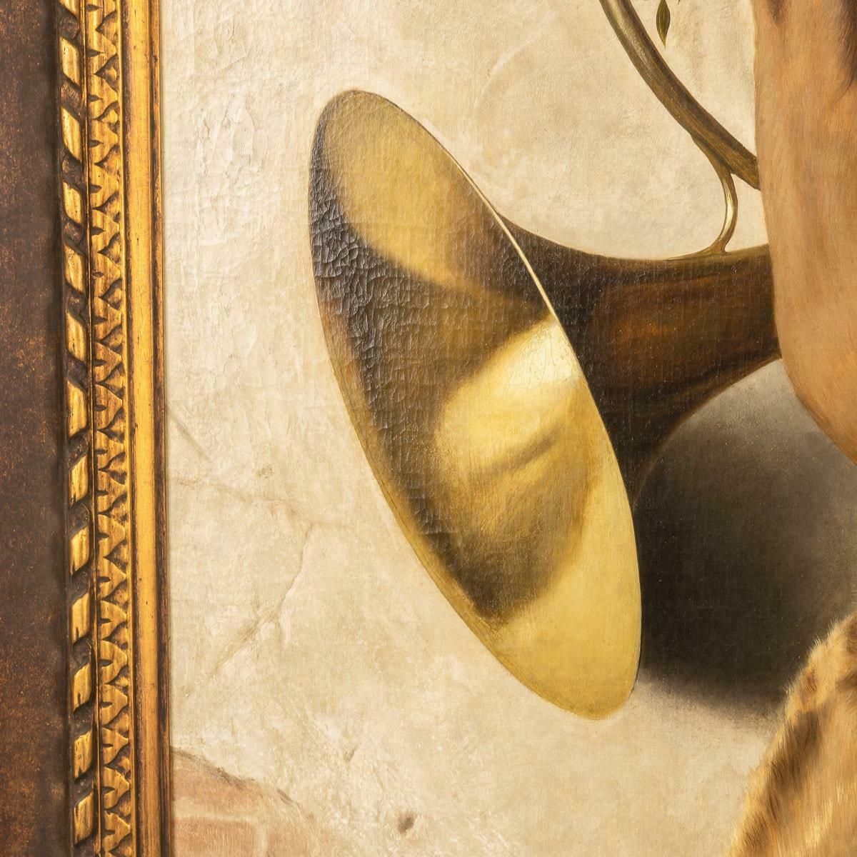 Art Nature Morte Oil On Canvas By Michaelangelo Meucci, (Italy 1840 1890) photo