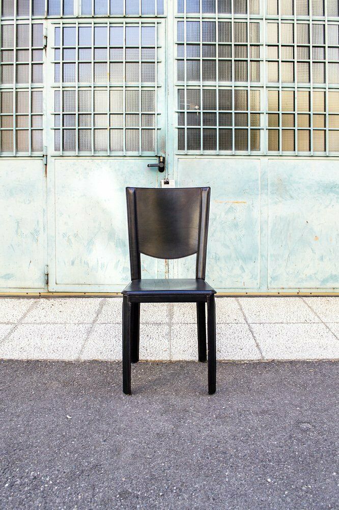 Bleather Chairs By Enrico Pellizzoni, 1970s, Set Of 4 photo buy