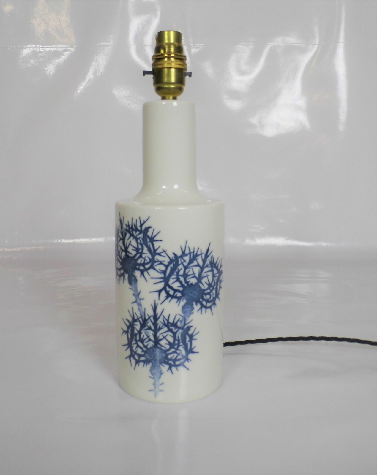 Vintage Retro Danish Royal Copenhagen Fog Morup Thistle 1960s Table Lamp Light photo buy