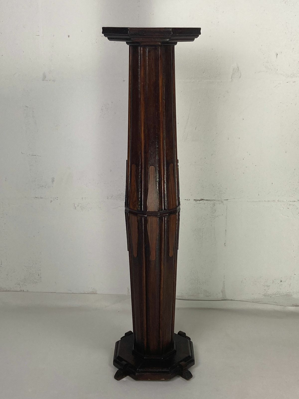 Dutch Art Deco Amsterdam School Pedestal Or Plant Stand, 1920s photo Home Decor