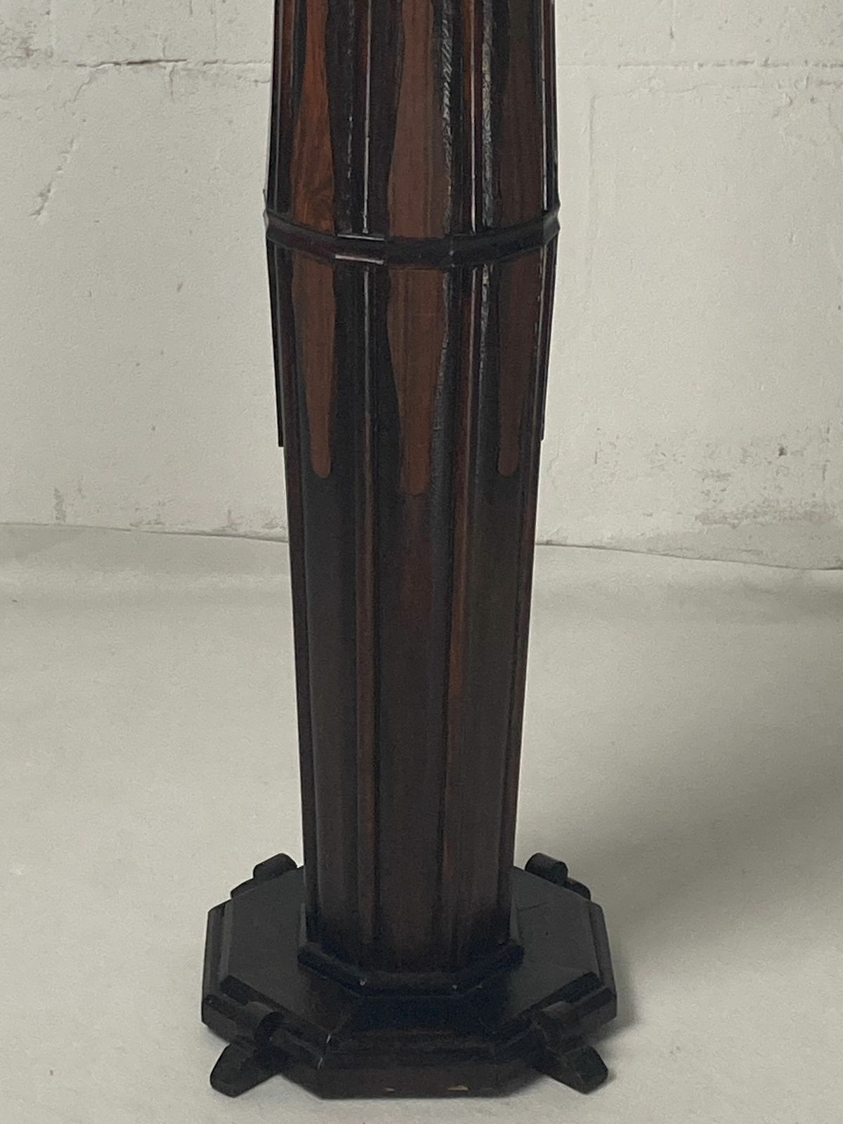 Dutch Art Deco Amsterdam School Pedestal Or Plant Stand, 1920s photo vintage