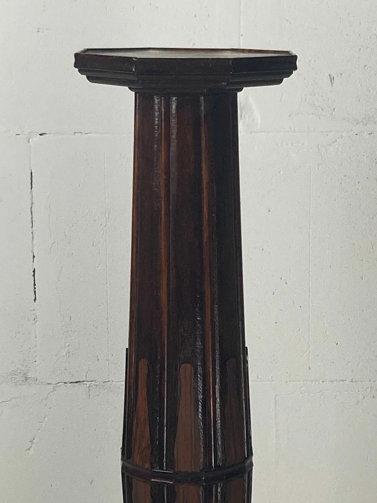 photo furniture Dutch Art Deco Amsterdam School Pedestal Or Plant Stand, 1920s