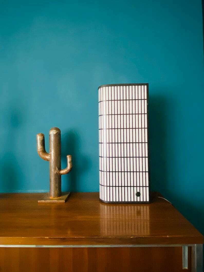 Postmodern Reticulated Lamp In The Manner Of J.Hoffman, Italy 1980s