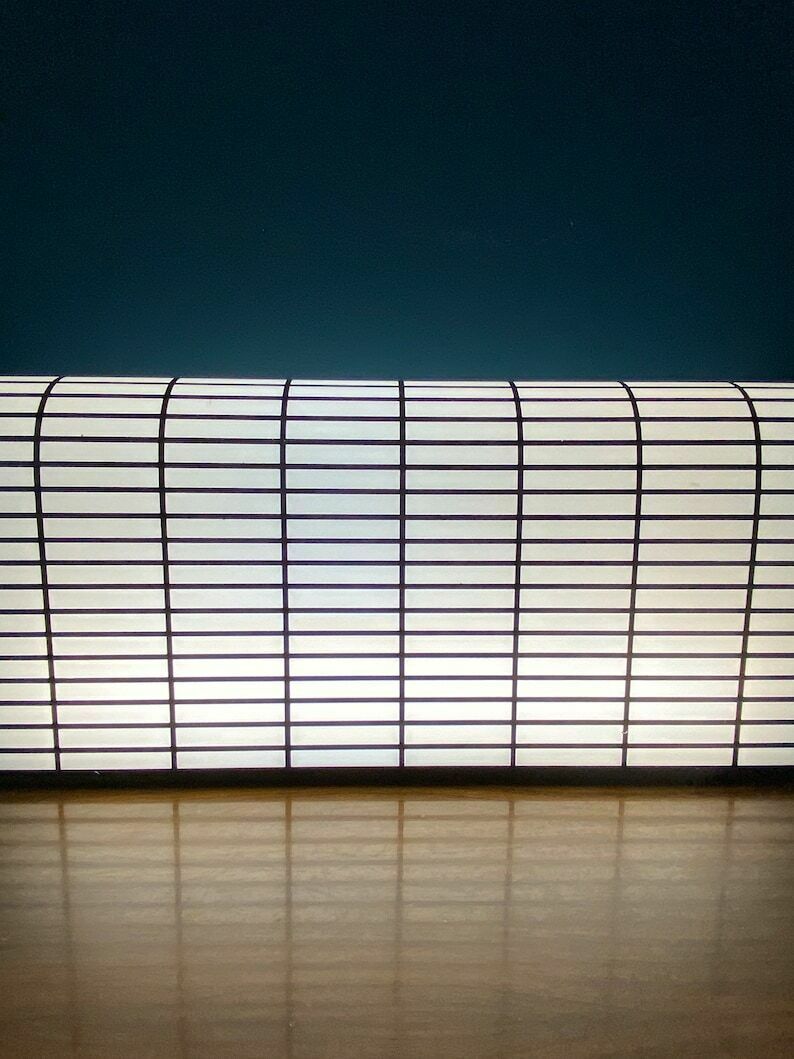 Postmodern Reticulated Lamp In The Manner Of J.Hoffman, Italy 1980s photo buy
