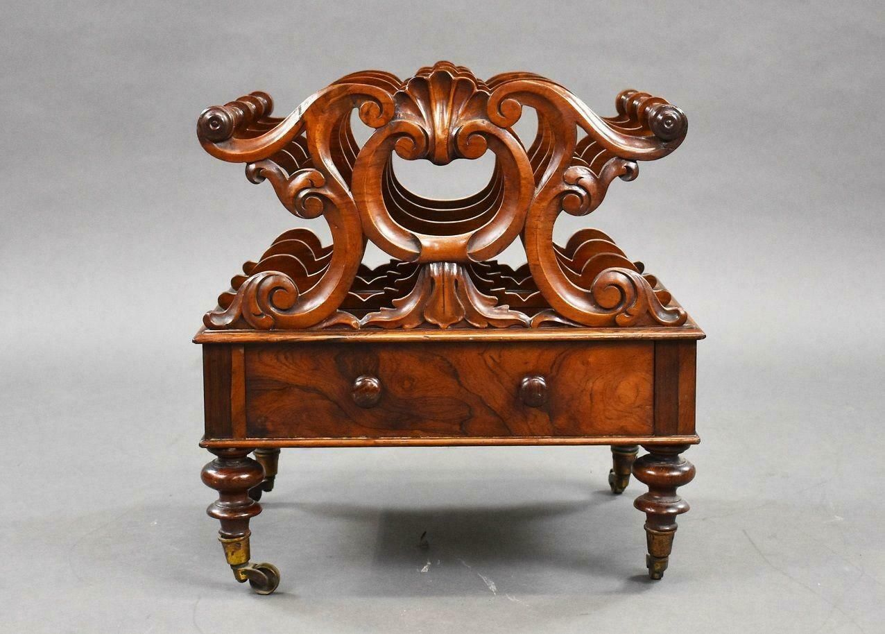 Victorian Rosewood Canterbury, 1960s