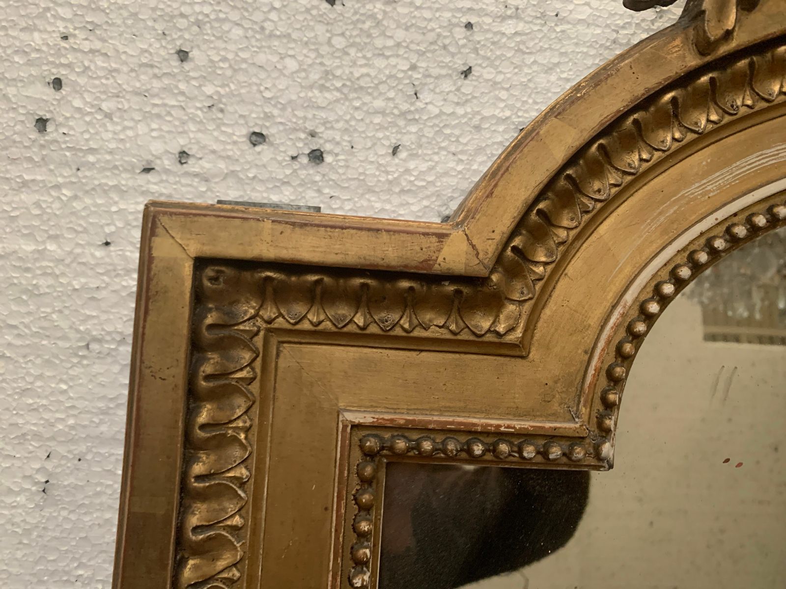 Louis XVI Style Mirror In Wood And Gilded Stucco XIX Century photo buy