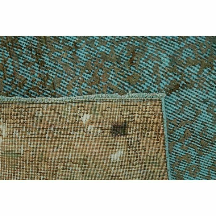 Handmade 330 X 245 Cm Turquoise Over Dyed Large Area Rug photo buy