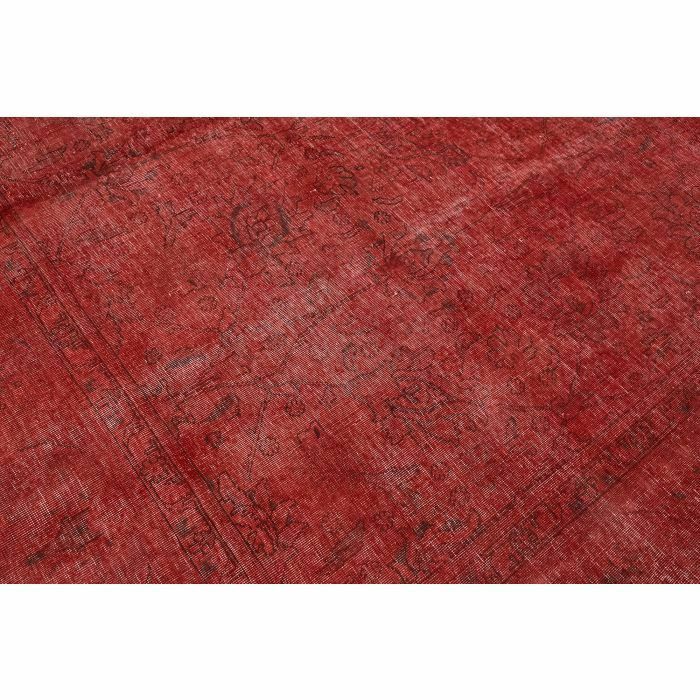 photo furniture Handmade 380 X 316 Cm Red Over Dyed Large Area Rug