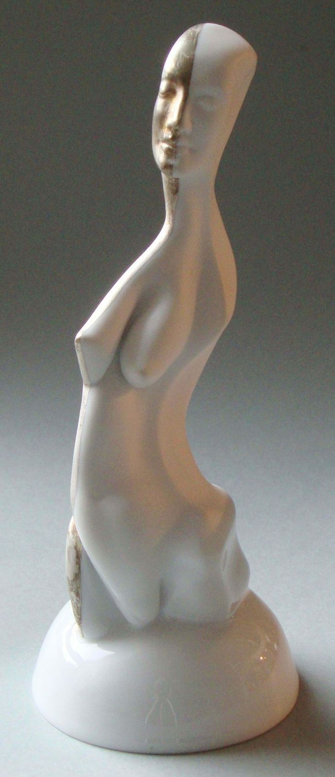Ilona Romule Women Figure On A Pedestal Porcelain,Silver, photo for sale