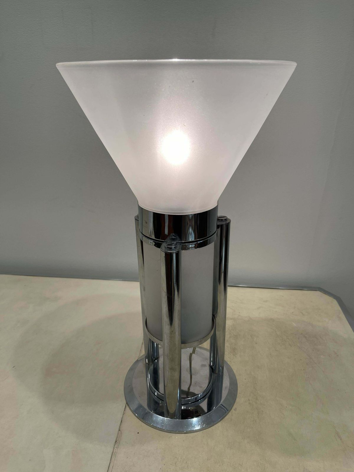 6285.56 Jean Boris Lacroix (1902 1984), Modernist Table Lamp photo