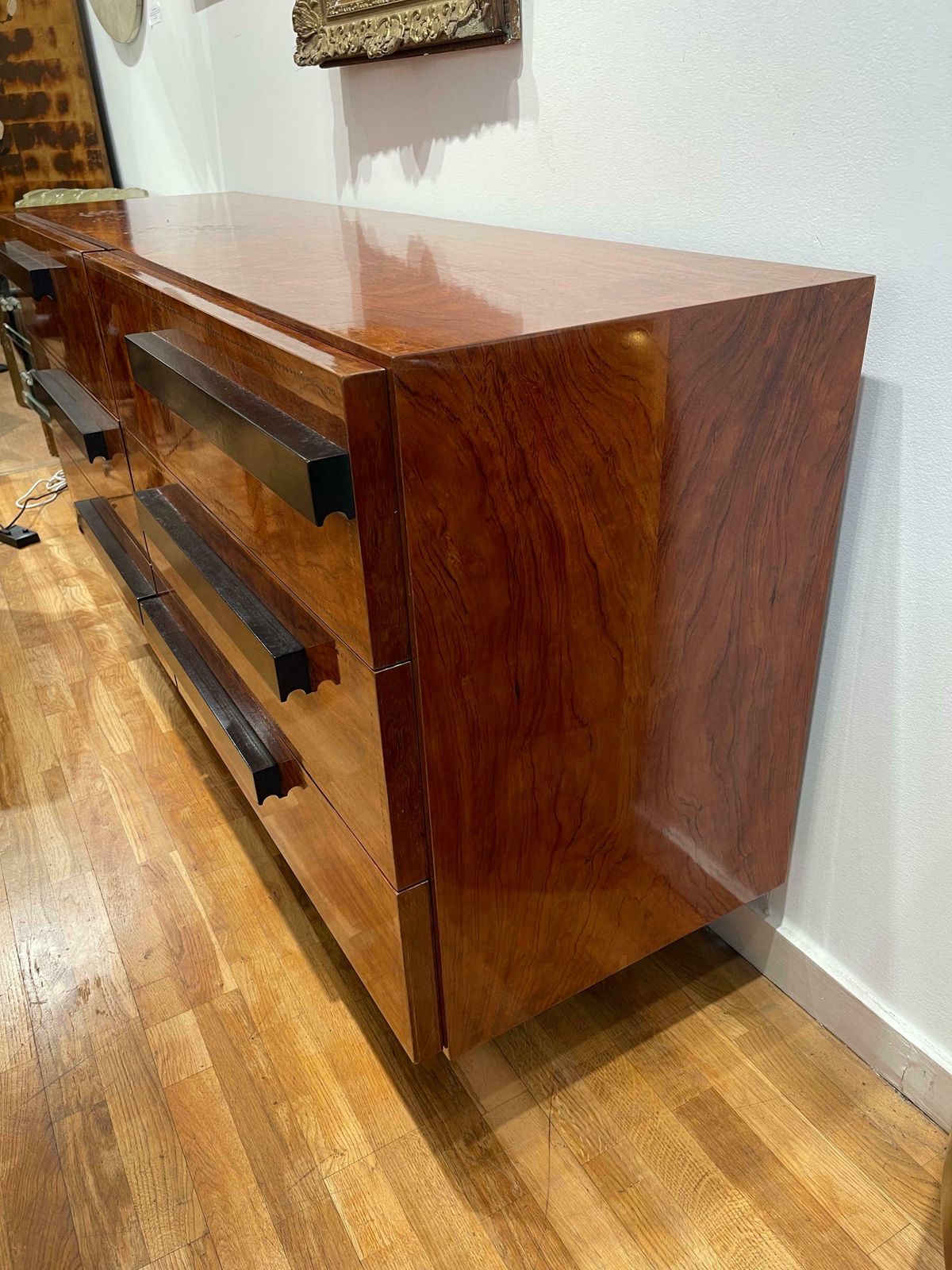 André Sornay (1902 2000), Varnished Plywood Chest Of Drawers photo for sale