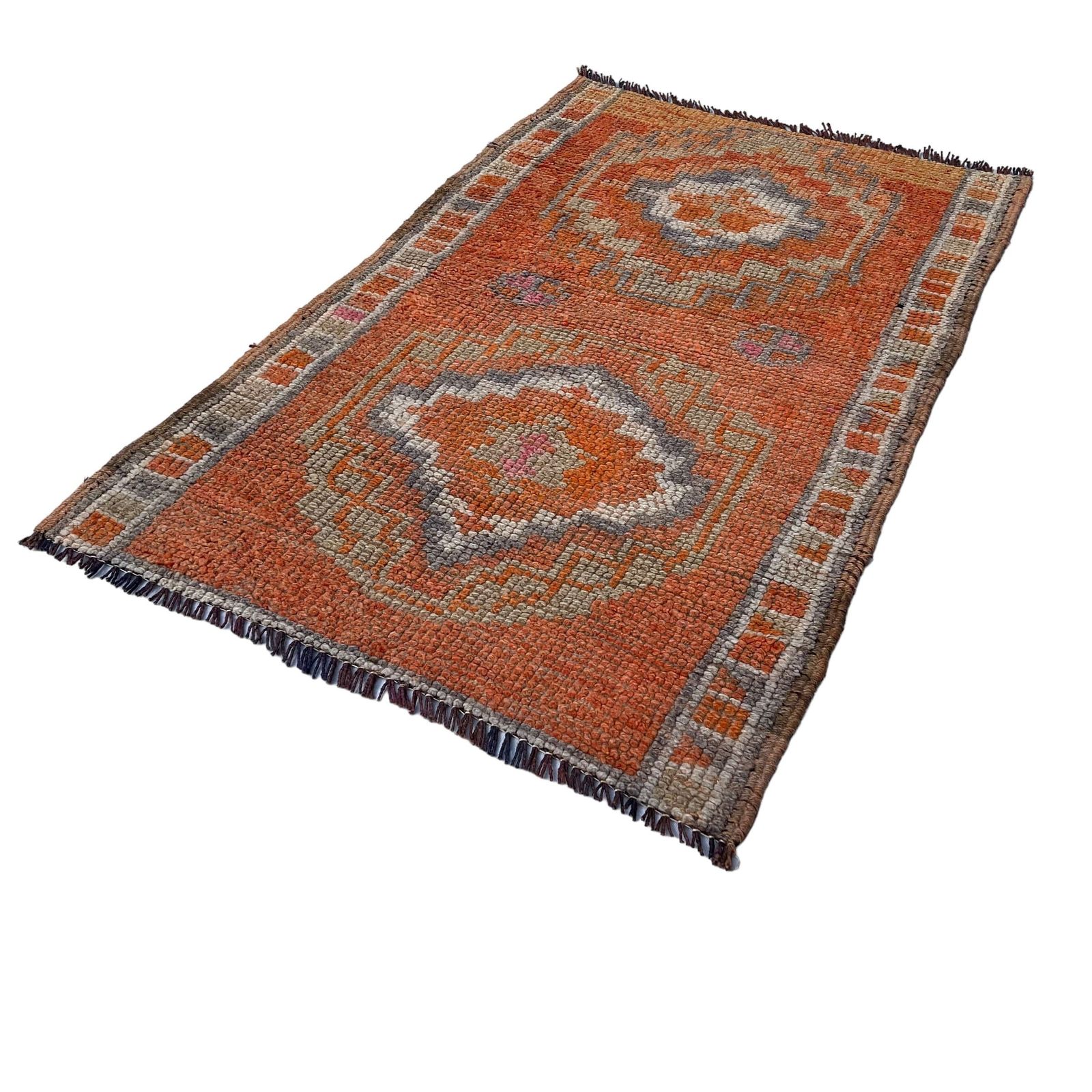 Traditional Vintage Kurdish Herki Rug , 135 X 85 Cm photo 382.0