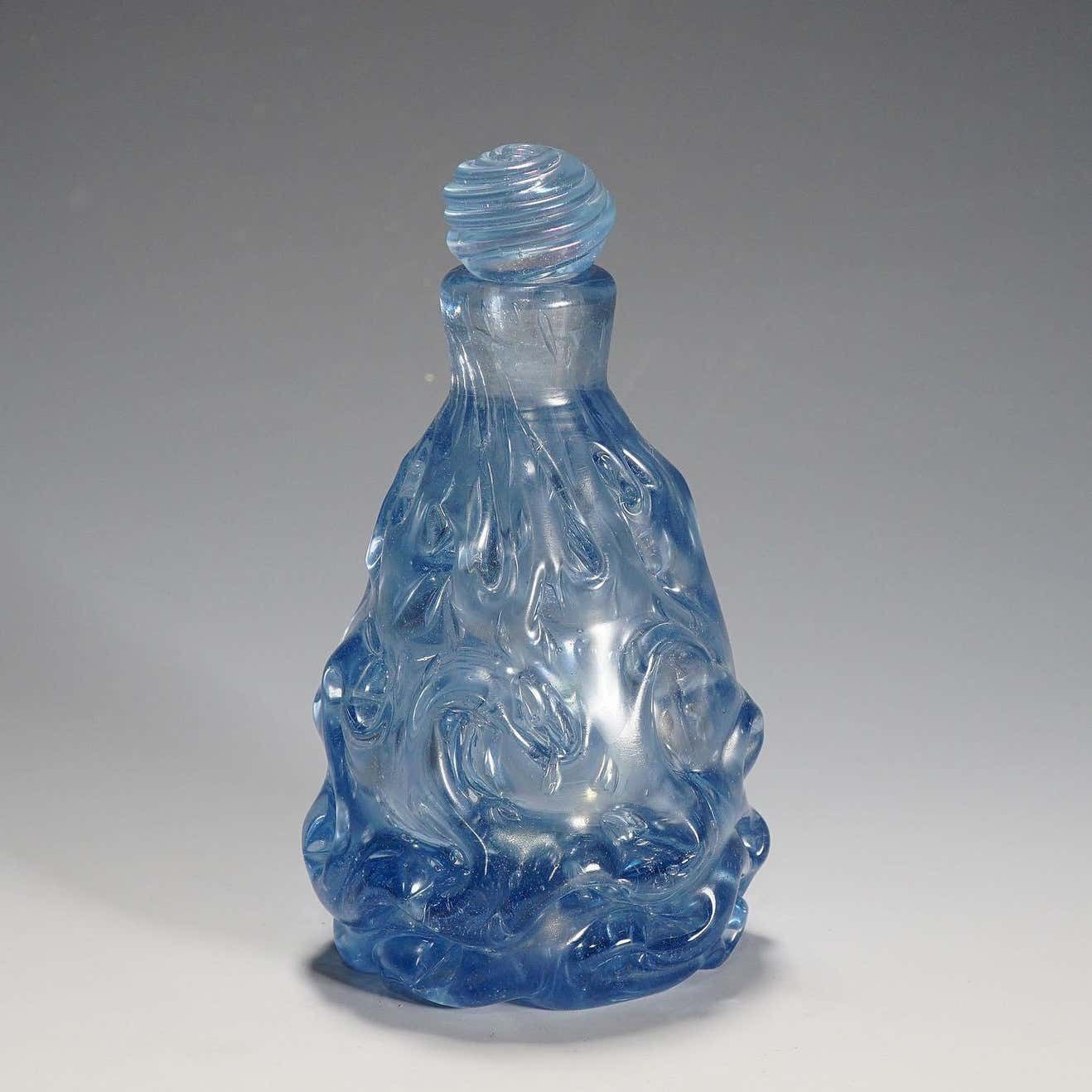 Vintage Murano Art Glass Flacon By Barovier & Toso (Attr.) Ca. 1950 photo for sale