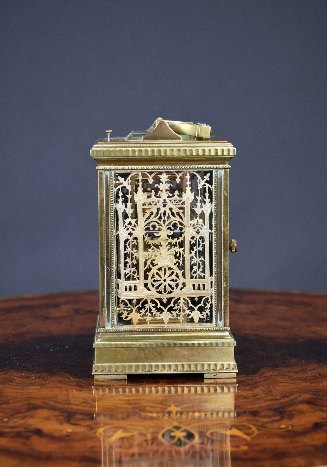 7000.0 19th Century French Grand Sonnerie Carriage Clock, Hunt & Roskell photo