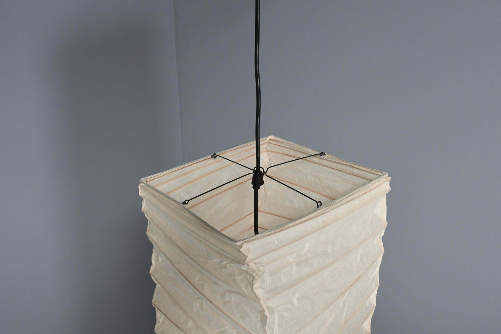 Large Early J1 Akari Pendant By Isamu Noguchi For Ozeki, 1950s photo buy