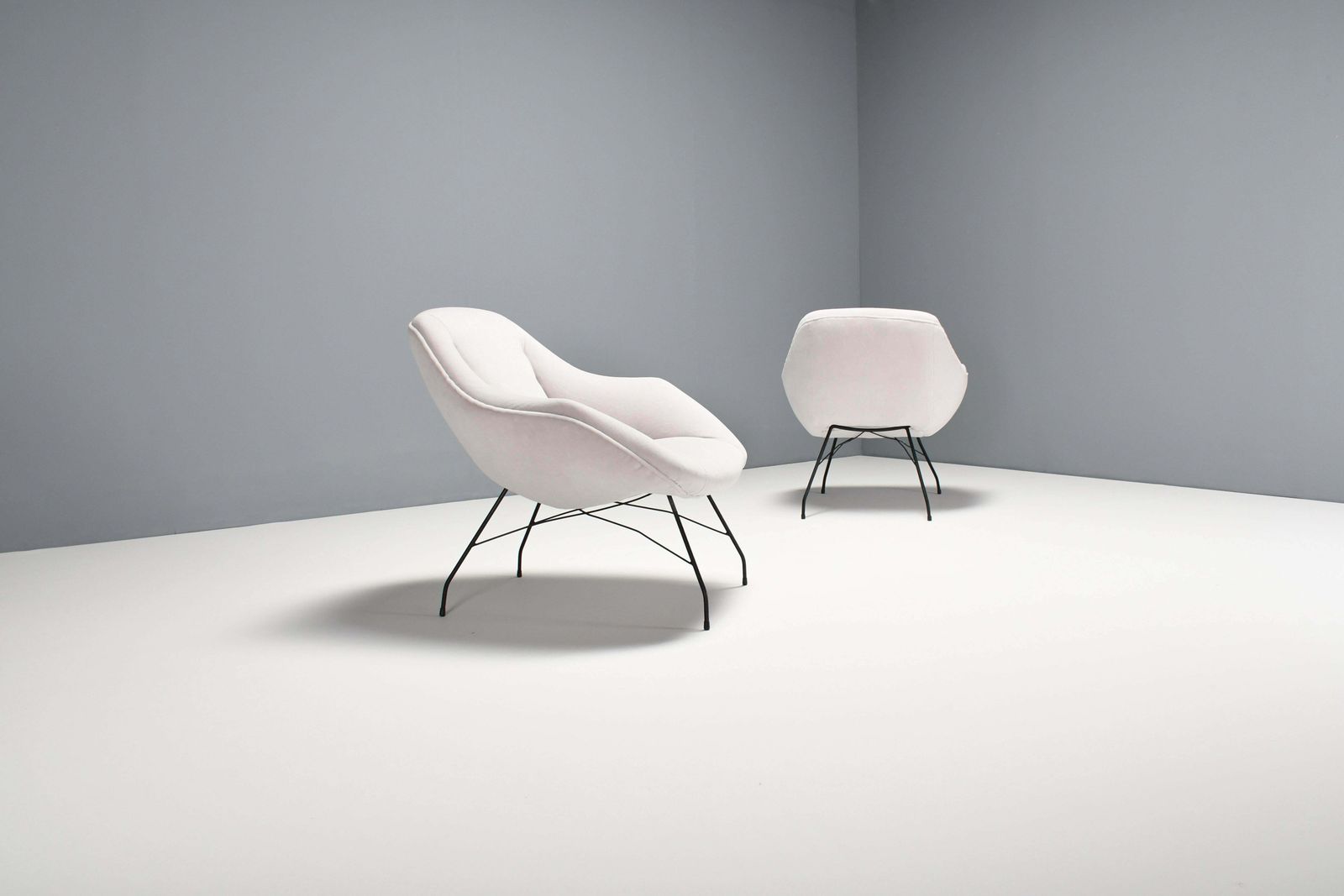 Pair Of "Concha" Armchairs By Carlo Hauner & Martin Eisler, Brasil, 1955 photo 16118.0