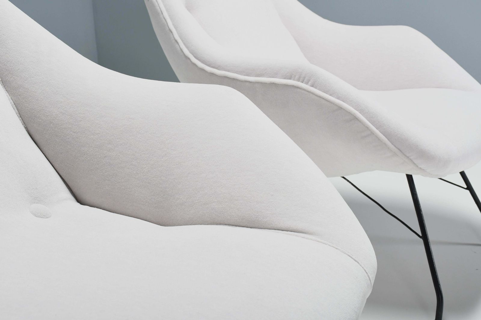 photo for sale Pair Of "Concha" Armchairs By Carlo Hauner & Martin Eisler, Brasil, 1955