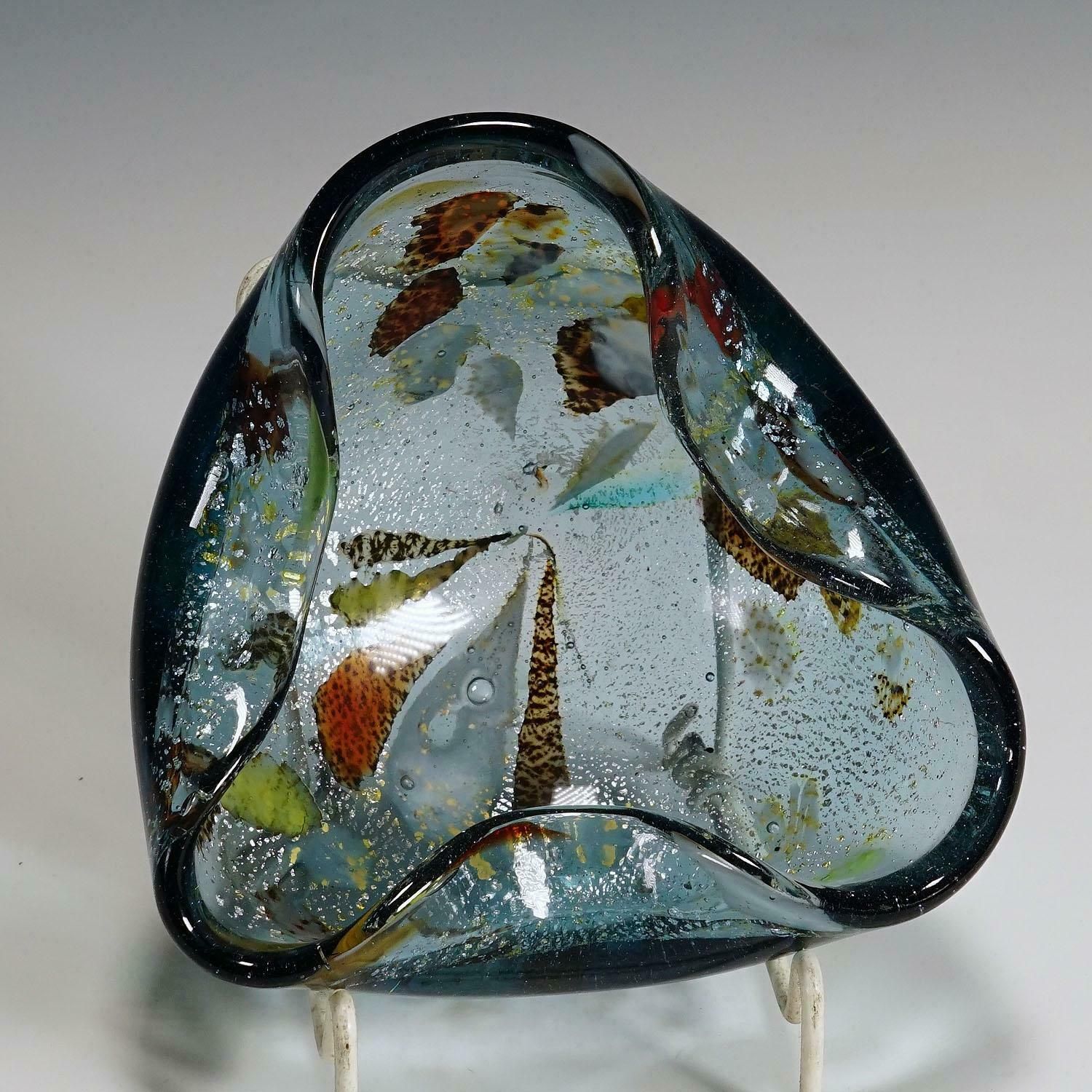 Aureliano Toso (Attr.) Murano Art Glass Bowl 1950s photo 315.0