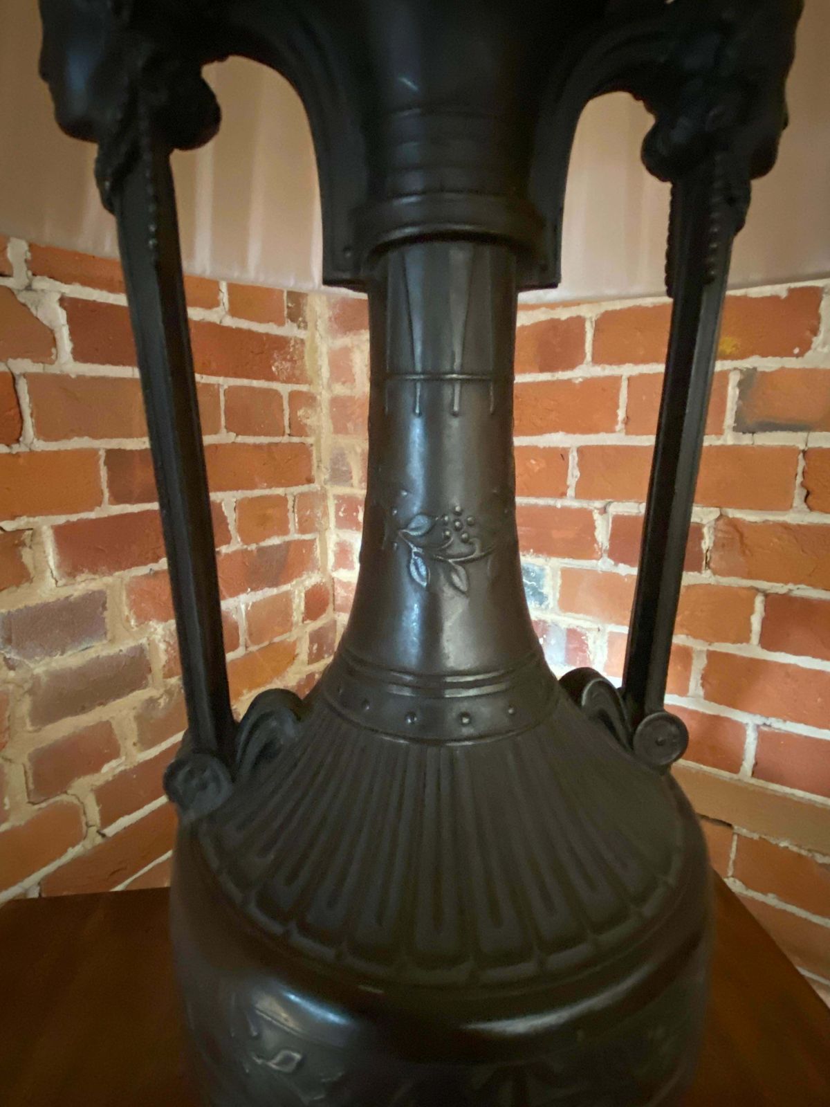 19th Century French Neo Greek Classical Bronze Lamp By Henry Cahieux photo buy
