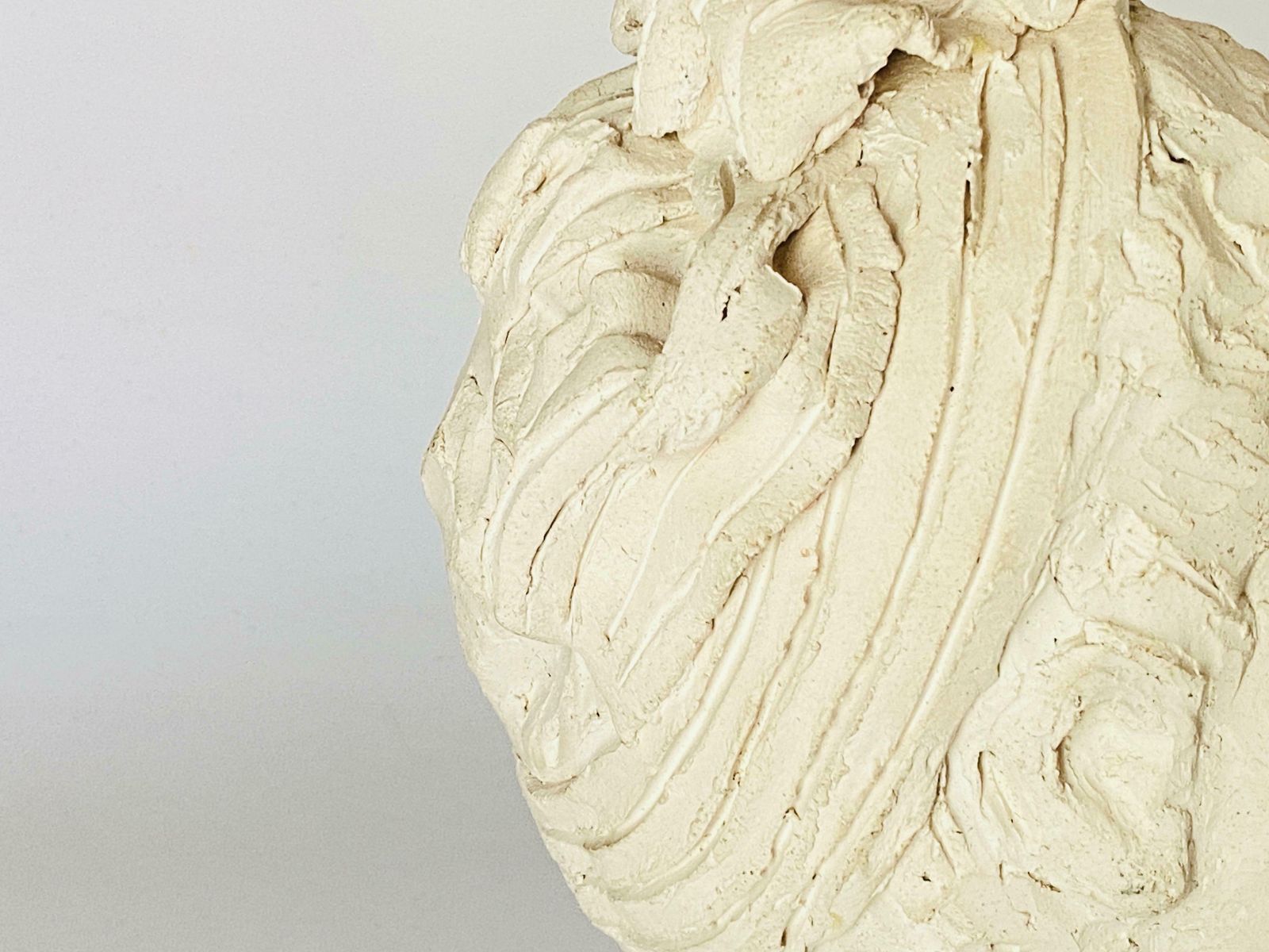 Plaster Sculpture Art Deco Period Woman Bust France, Circa 1930 photo 484.0