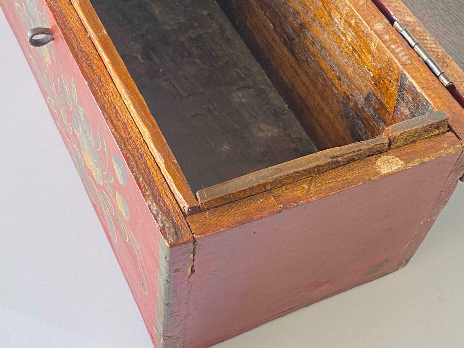 Large Decorative Or Jewellery Box, In Wood, England, 19th Century Flowers Decor photo Home Decor