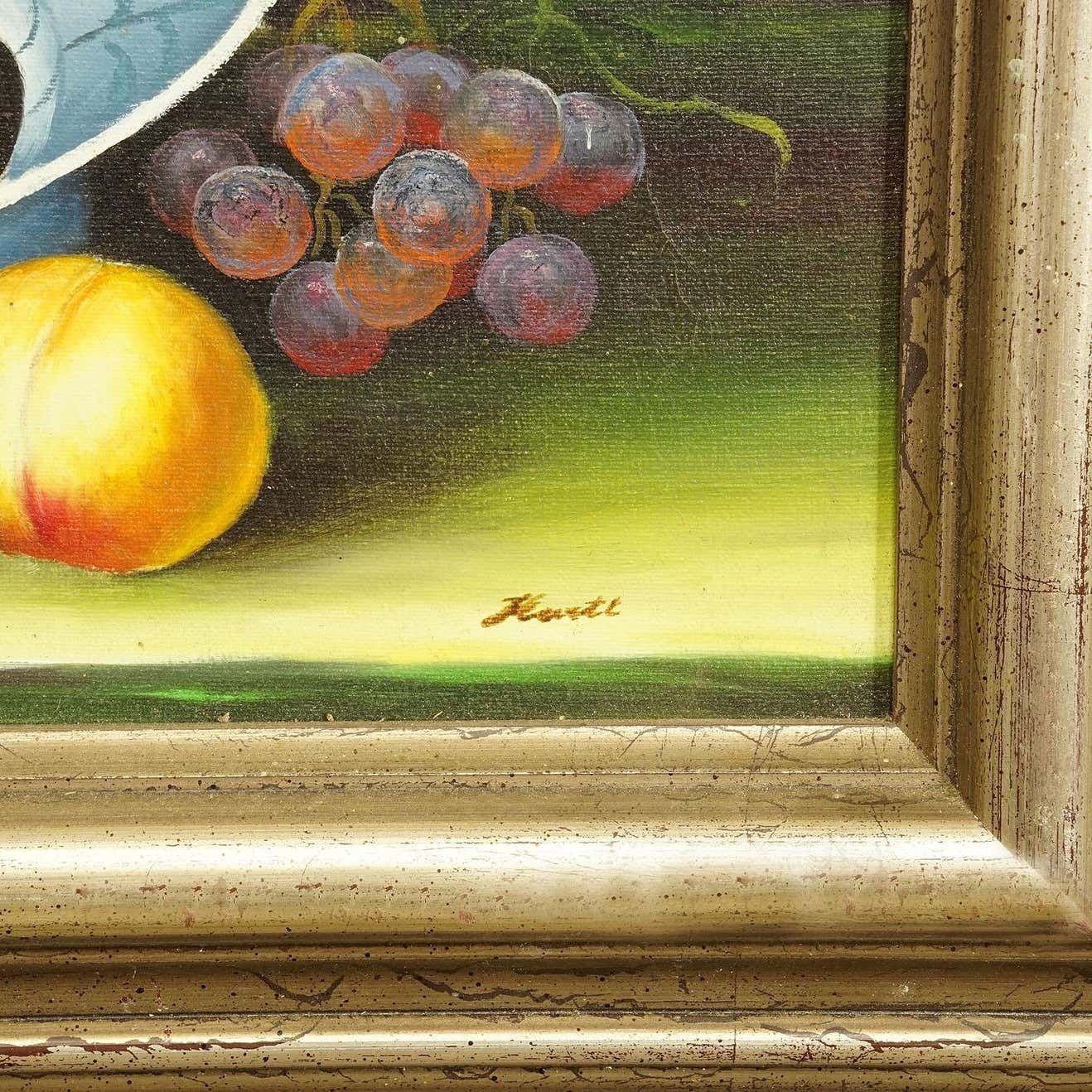 Still Life With Fruits, Oil Painting On Canvas, Germany 1950s photo 922.0