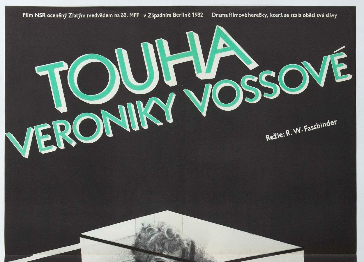 Movie Poster, Veronika Voss, Vratislav ševčík, 1983 photo furniture