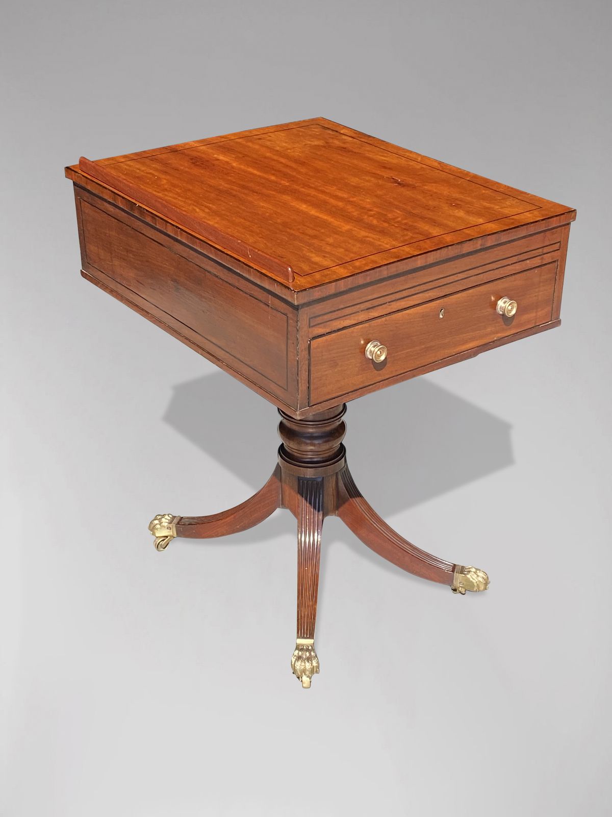 19th Century George III Period Mahogany Reading Table photo vinterior