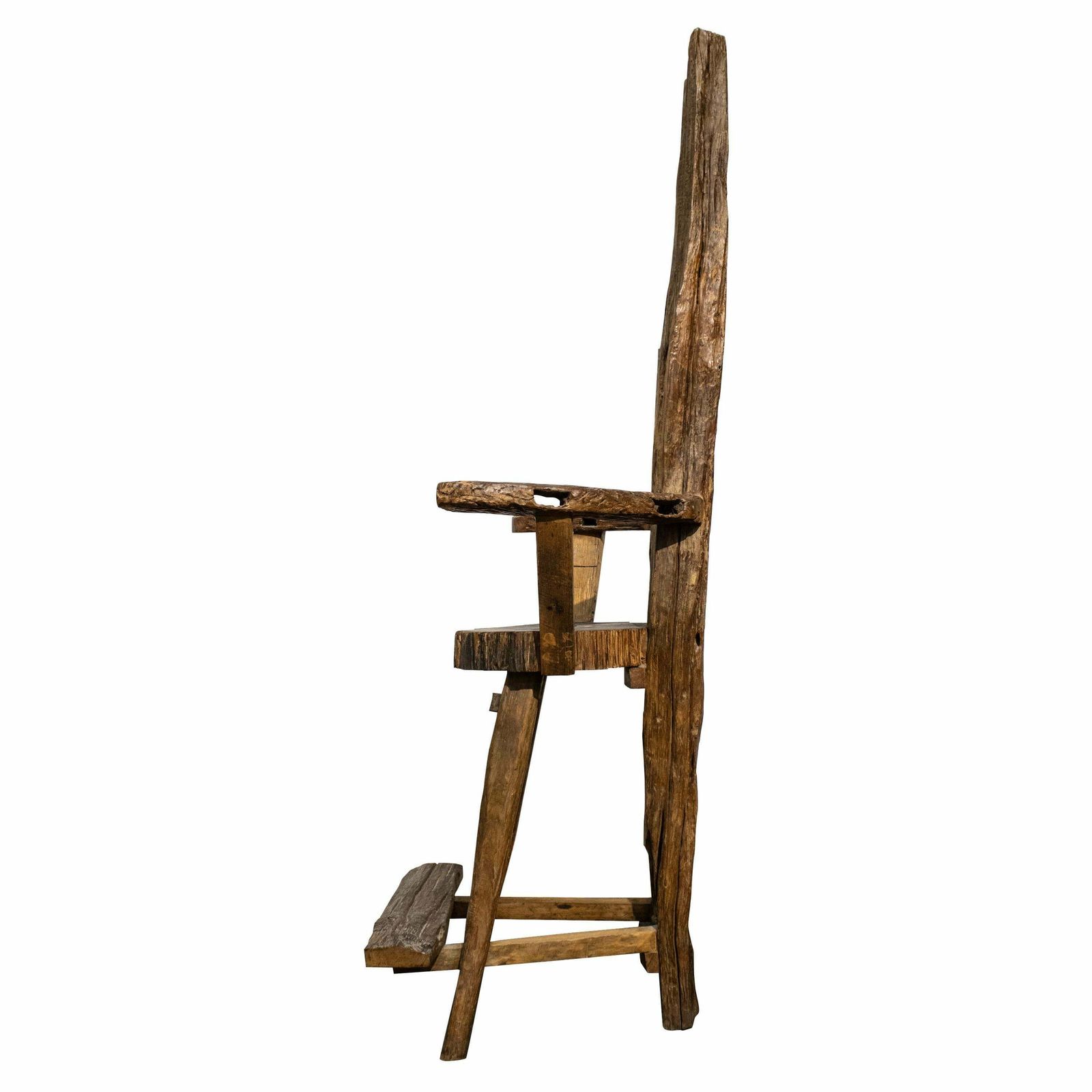 Handcrafted Sculptural Wooden Throne, Germany, 1920 photo 1434.0