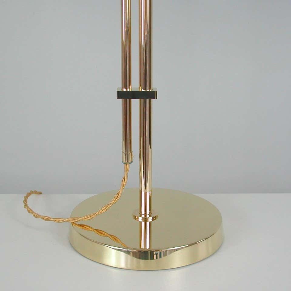 Lighting Adjustable Brass Table Lamp By Bergboms, Sweden, 1950s photo