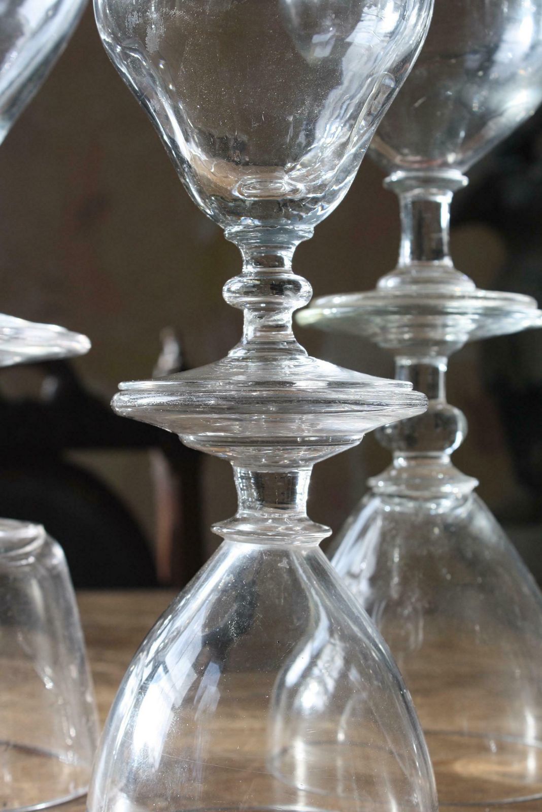 photo buy 19th Century Collection Of Georgian Rummers & Labeled Cut Glass Decanters