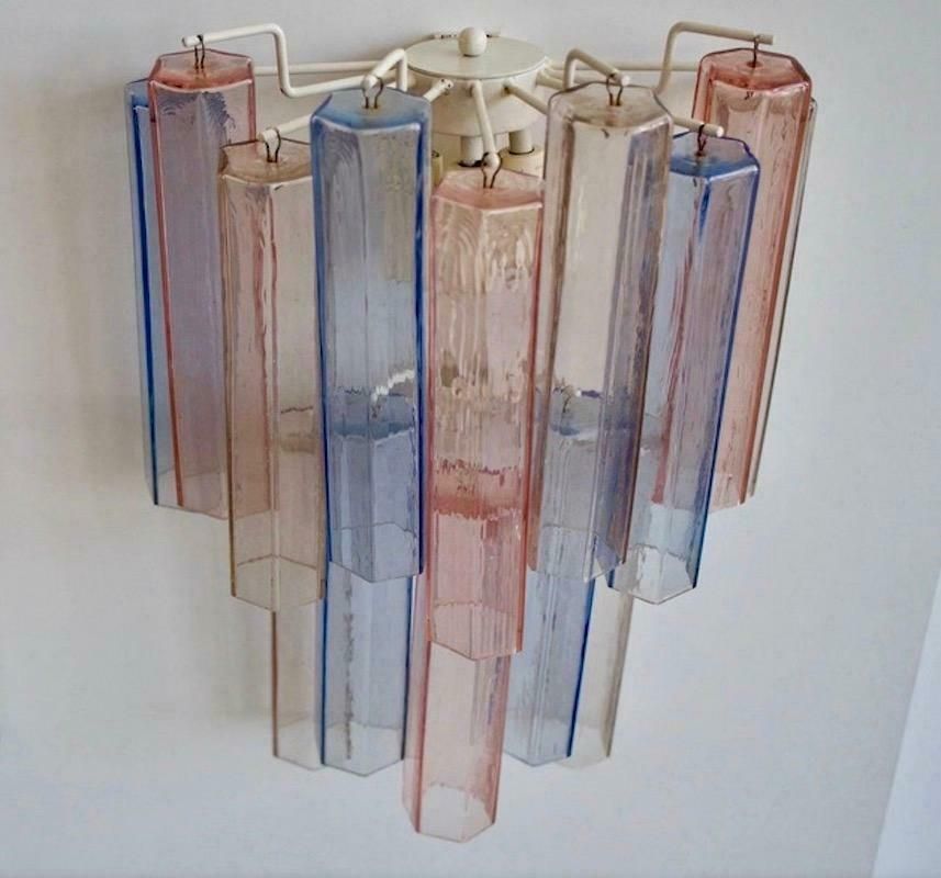 Aureliano Toso Pink And Blue Murano Glass Wall Applique photo furniture