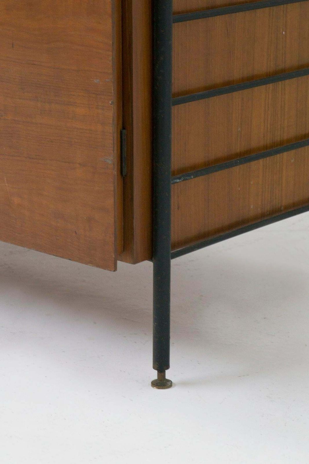 Small Italian Bedroom Wardrobe In Wood And Iron photo vinterior
