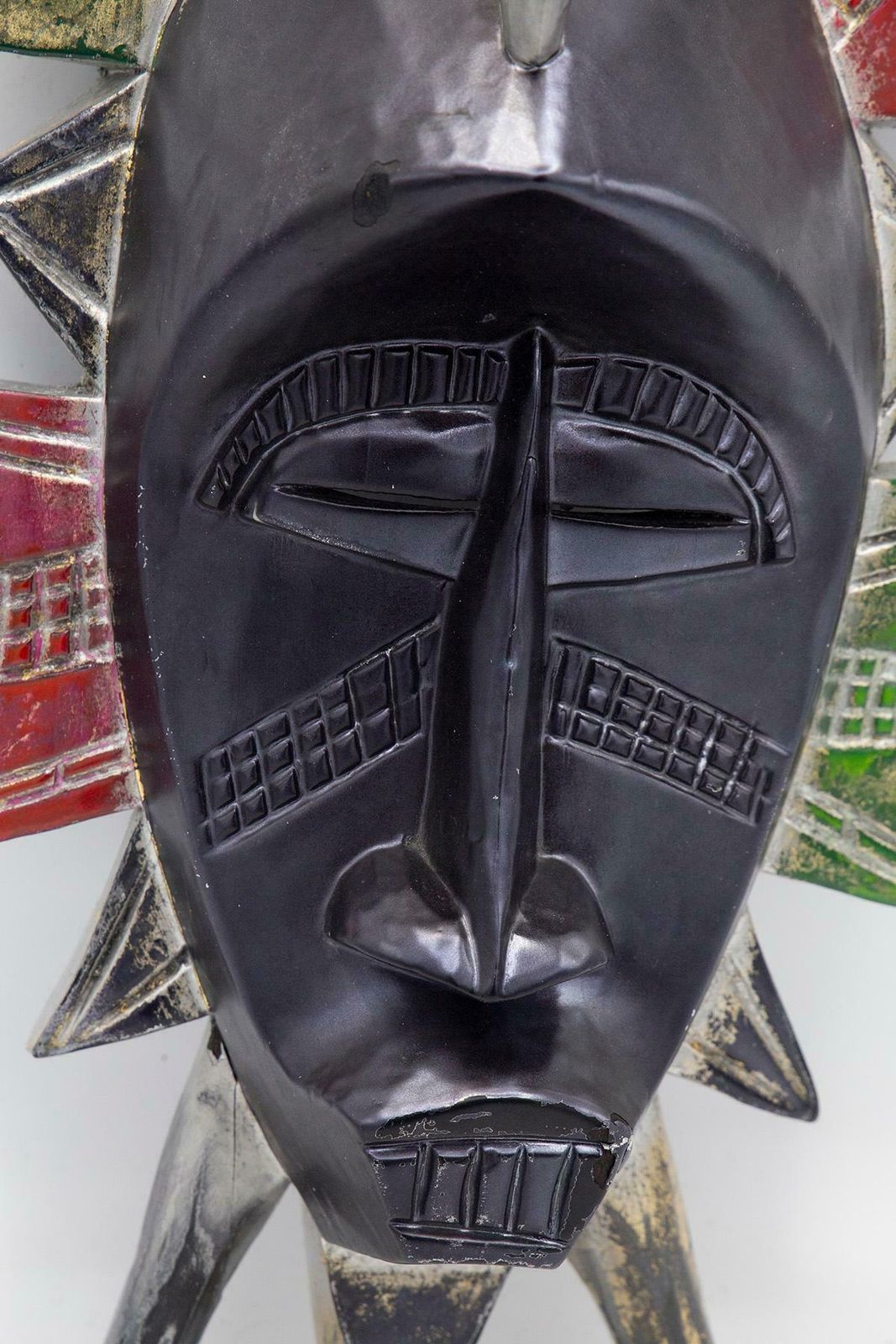 African Futurist Black Tribal Mask By Bomber Bax photo 2668.0